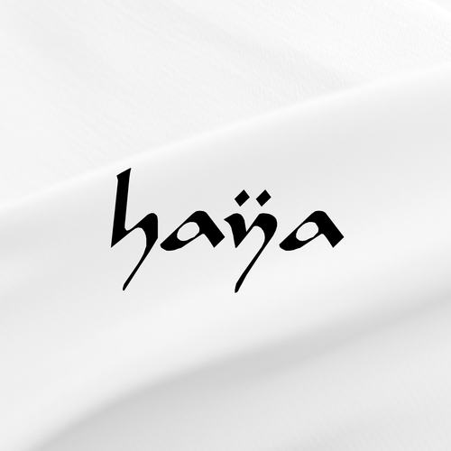 Cosmetics logo with the title 'Typographic logo for a halal beauty brand'