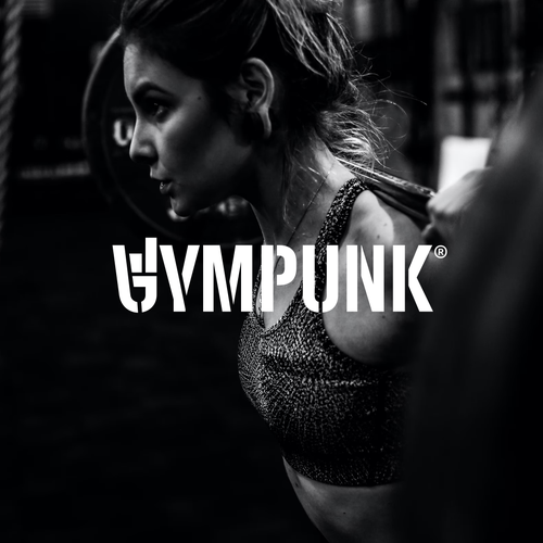 Apparel brand with the title 'Bold wordmark for GYMPUNK.'