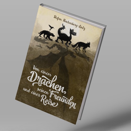 Drawing book cover with the title 'Cover for a KidLit-Book'