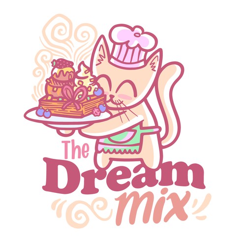 Pastry design with the title 'The Dream Mix'