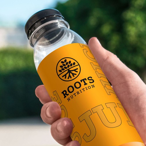 Juice logo with the title 'A clean, crisp, badass design'