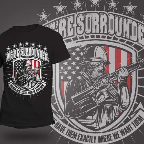 Badass t-shirt with the title 'United States Marines Shirt'