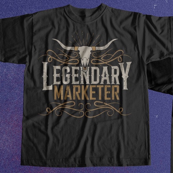 Internet t-shirt with the title 'Legendary Marketer'