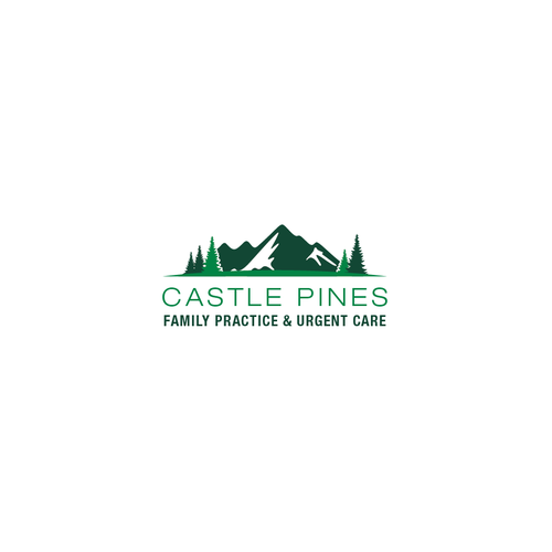 Summit design with the title 'Castle Pines Family Practice & Urgent Care'