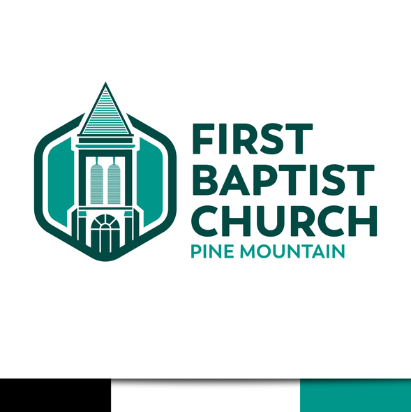 Baptist logo with the title 'First Baptist Church Pine Mountain'