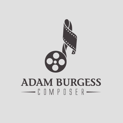 Composer logo with the title 'Create an exciting, classy logo for a film composer!'