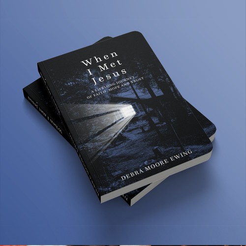 Spiritual book cover with the title 'When I meet Jesus'