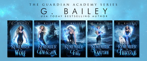 Dragon book cover with the title 'Academy Series'