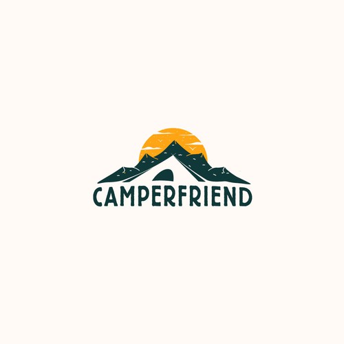 Camping brand with the title 'Camperfriend'