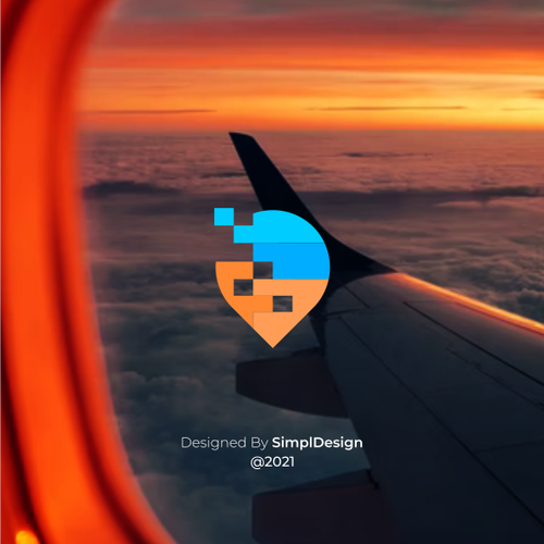 Vacation rental logo with the title 'Need a corporate LOGO for a group specialized in Travel and technology solutions'