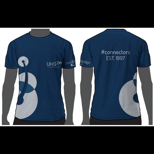 Team t-shirt with the title 'UHG 20 years'