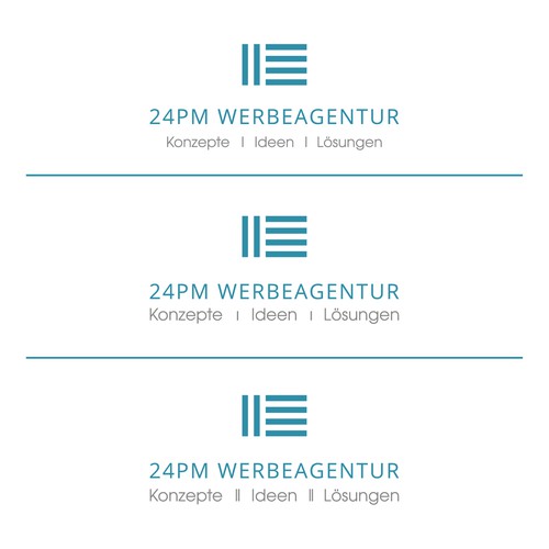 Paintbrush logo with the title '24 PM Werbeagentur'