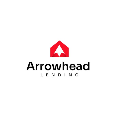 Living logo with the title 'Logo Concept for  Arrowhead Lending'
