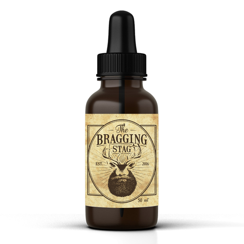 Beard logo with the title 'Logo design for beard oil company'