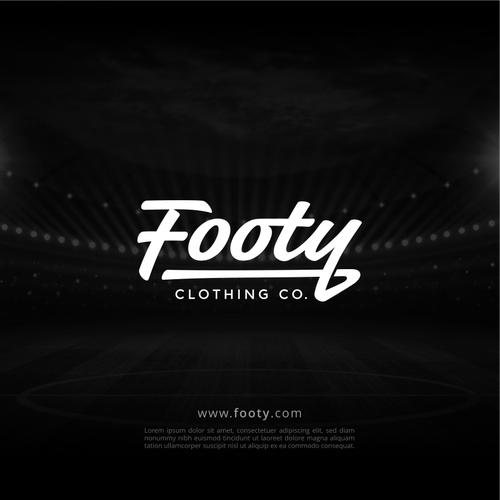 Sports apparel logo with the title 'Logo for soccer-supporting clothing line'