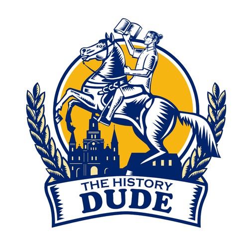 Rider logo with the title 'The History Dude'