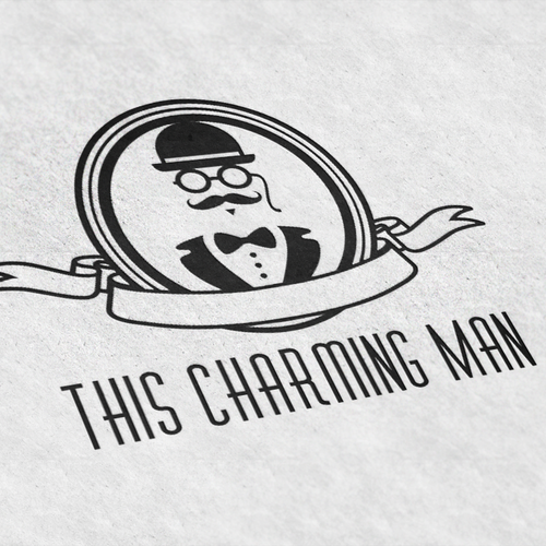 London logo with the title 'LOGO for "This Charming Man"  London fashion label'