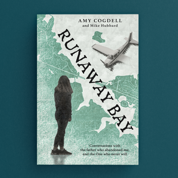 Family book cover with the title 'Book cover design: Runaway Bay'