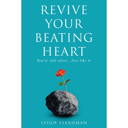 Heart book cover with the title 'A cover that show proof of life in a dead environment'