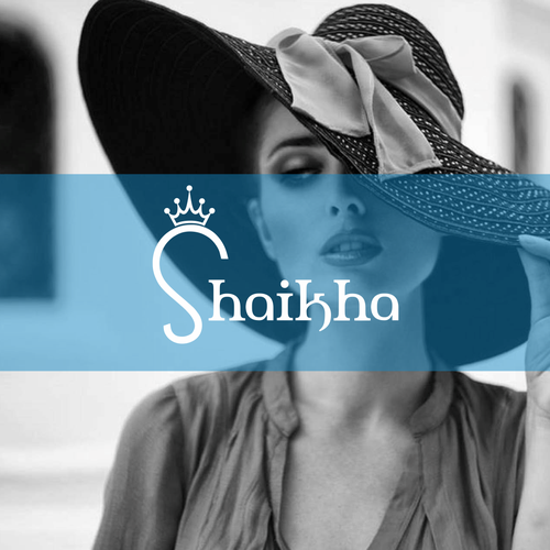 Gold crown logo with the title 'logo for fashion brand'