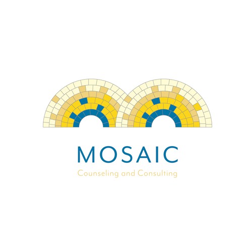 Mosaic brand with the title 'Logo for an counseling and consulting practice'