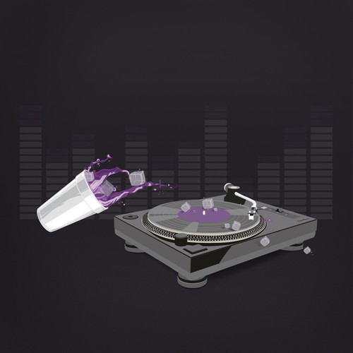 Hip hop artwork with the title 'Propuesta de ilustración HipHop'