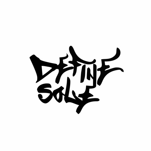 White logo with the title 'Define Sole. Men's sneaker boutique '