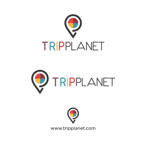 Trip design with the title 'Trip Planet'