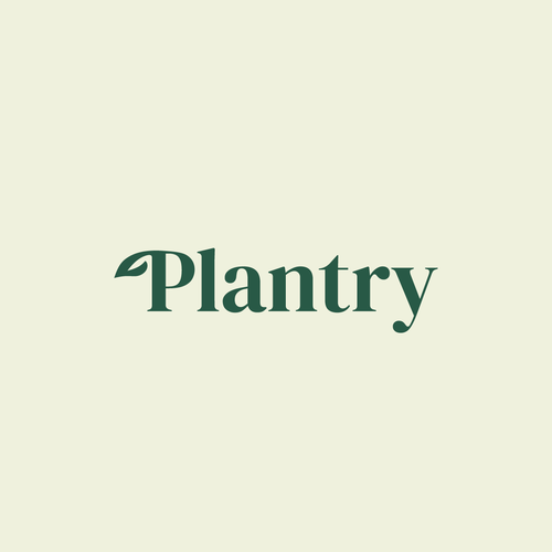 Meal logo with the title 'Logo Design - Plantry'