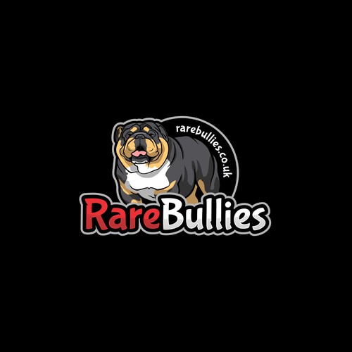 Kennel design with the title 'Rare Bullies Stand'