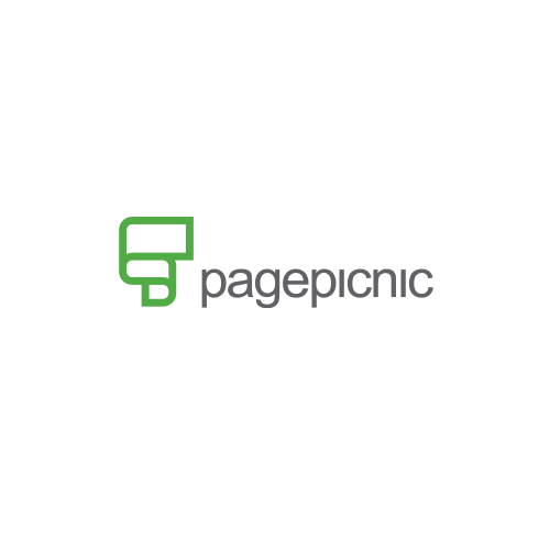 Page design with the title 'Pageepicnic logo design'