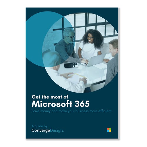 Document design with the title 'Flyer Design about Microsoft Products'