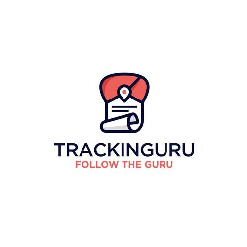 Guru design with the title 'Trackiguru'