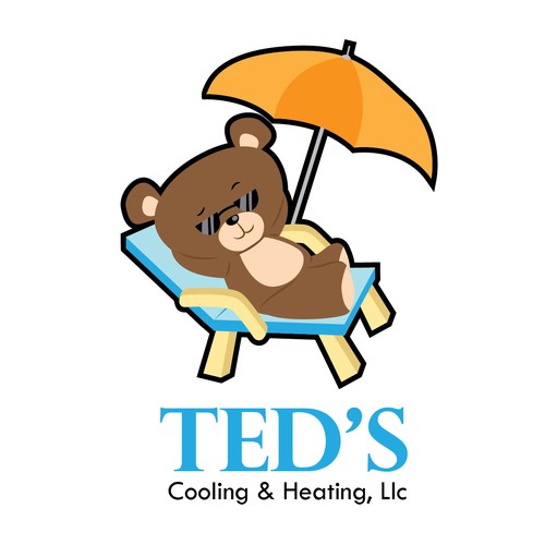 Digital art logo with the title 'Logo concept for AC service company'