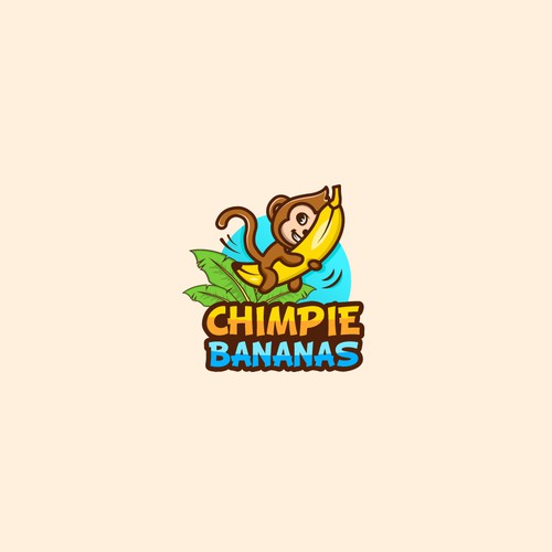 Banana logo with the title 'Funky kids logo wanted!'