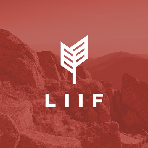 Landscape design with the title 'Liif '