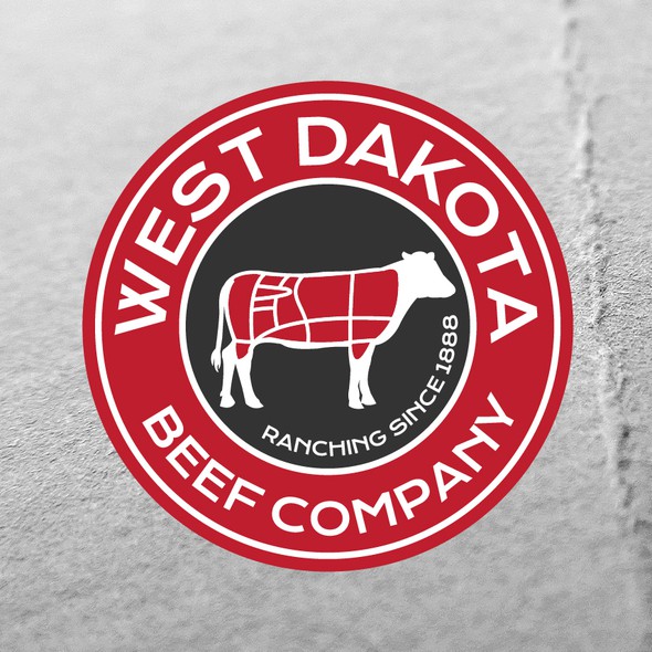 Butcher design with the title 'logo for high quality beef business'