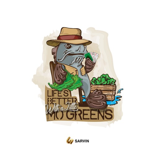 T-shirt brand with the title 'Mo-Greens'