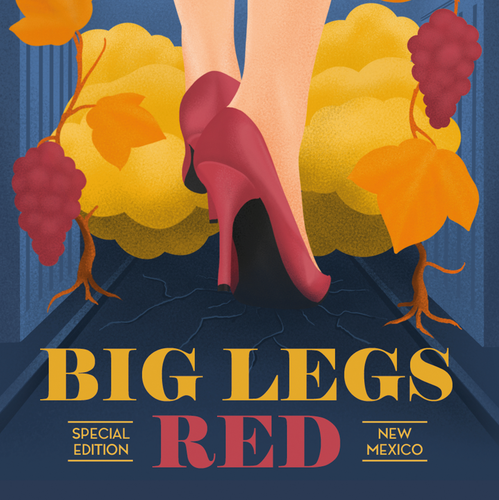 3D label with the title 'Custom Illustrated Wine Label'