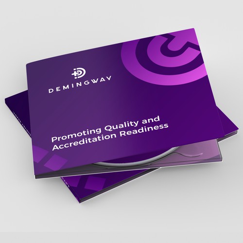 Purple packaging with the title 'Clean CD Jacket Design'