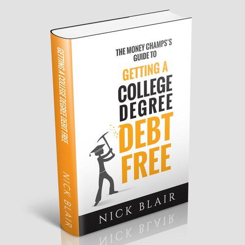 Orange book cover with the title 'Book Cover'