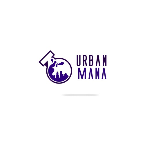 Elixir logo with the title 'UrbanLogoDesign'