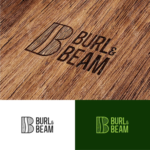 Mature design with the title 'Burl & Beam Logo'