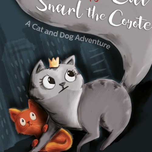 Cat book cover with the title 'Children's Book cover'
