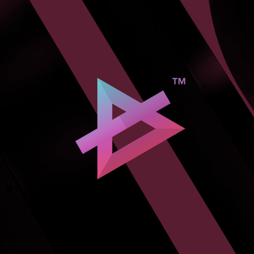 Prism design with the title 'Slick Creative Tech Company Logo'