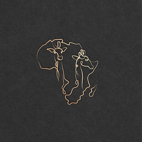 Safari logo with the title 'Unique, catchy design of the African continent'