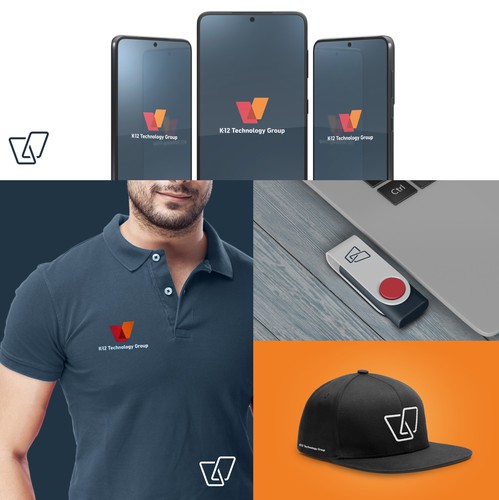 Refined logo with the title 'K-12 Tech'