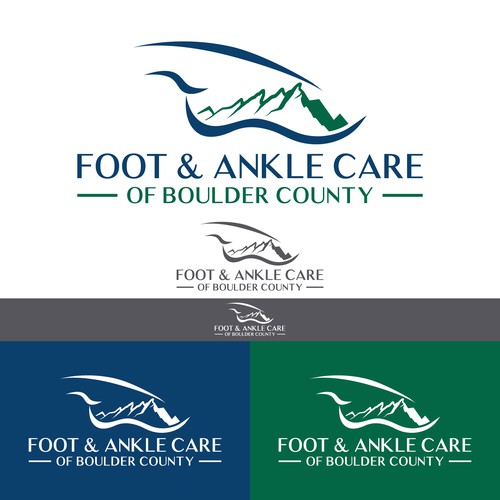 Clinic brand with the title 'Creative logo for a Podiatry Clinic'