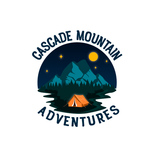 Adventure logo with the title 'Fun Logo design for an outdoor camping enthusiast'