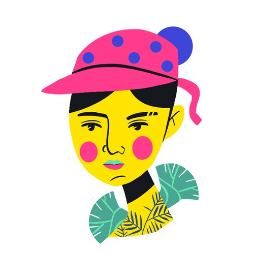 Brand artwork with the title 'Create a Trendy, Artistic, Gen-Z Women's Illustration For A Major Conference In Denver, CO'